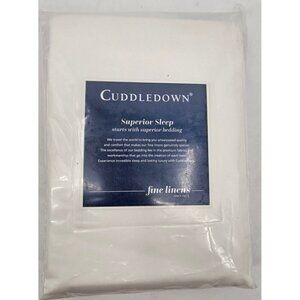 New Cuddledown 400 Thread Count Duvet Cover Queen Size Ivory